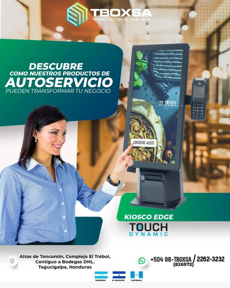 Edge Ultra Kiosk una solución moderna y eficiente para el cliente