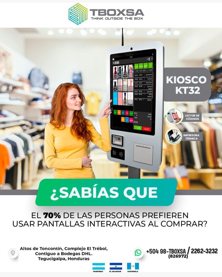 ¡Optimiza la interacción y comunicación con el Kiosco SAT KT32!