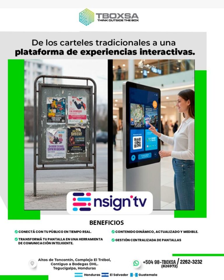 La evolución de la comumicación visual: de los carteles estáticos a las plataformas interactivas