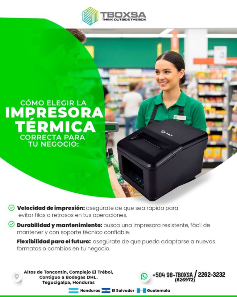  ¡La Impresora Térmica SAT 15T2 U es la solución perfecta para tu punto de venta!