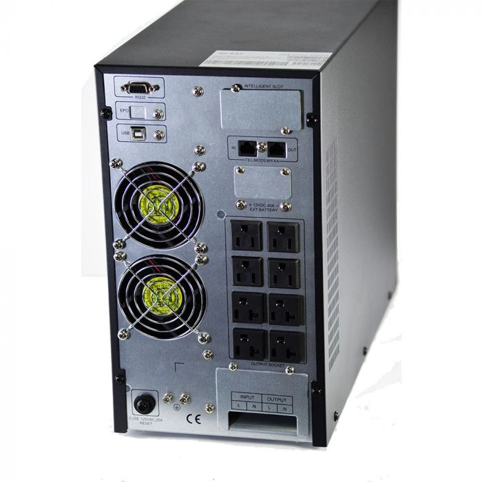 UPS Online Monofásica UOL3000LCD 3KVA 2700W - Image 2